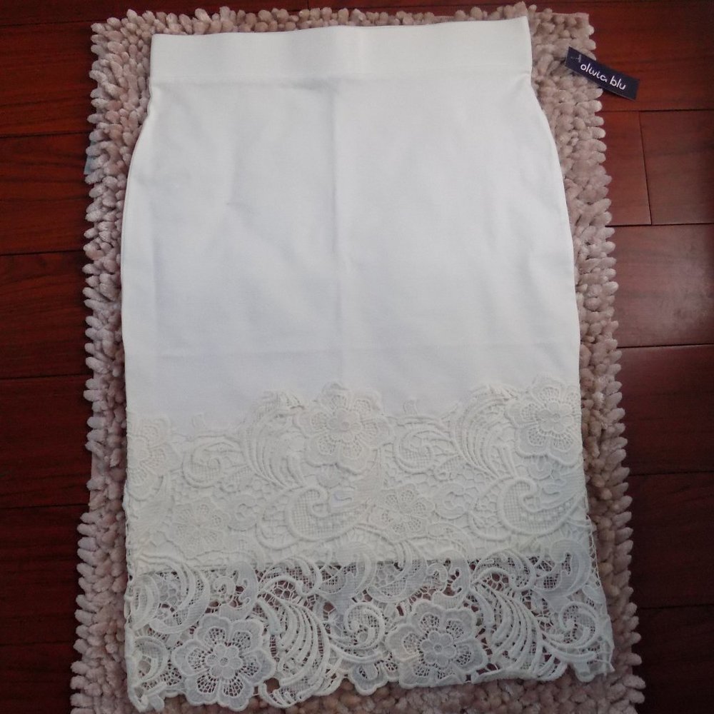 White Lace Skirt